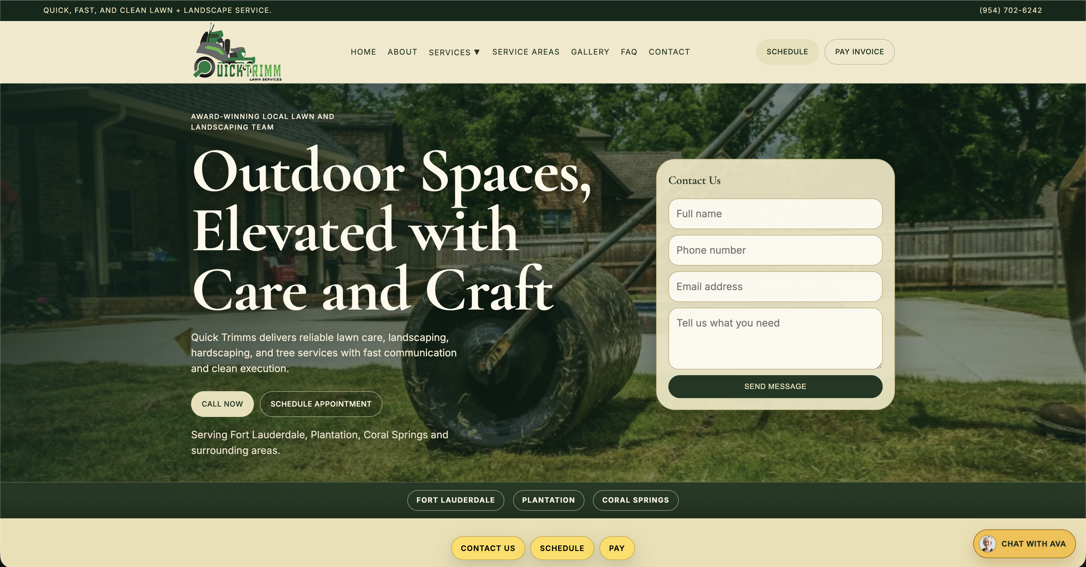 QuickTrimm Lawn Services