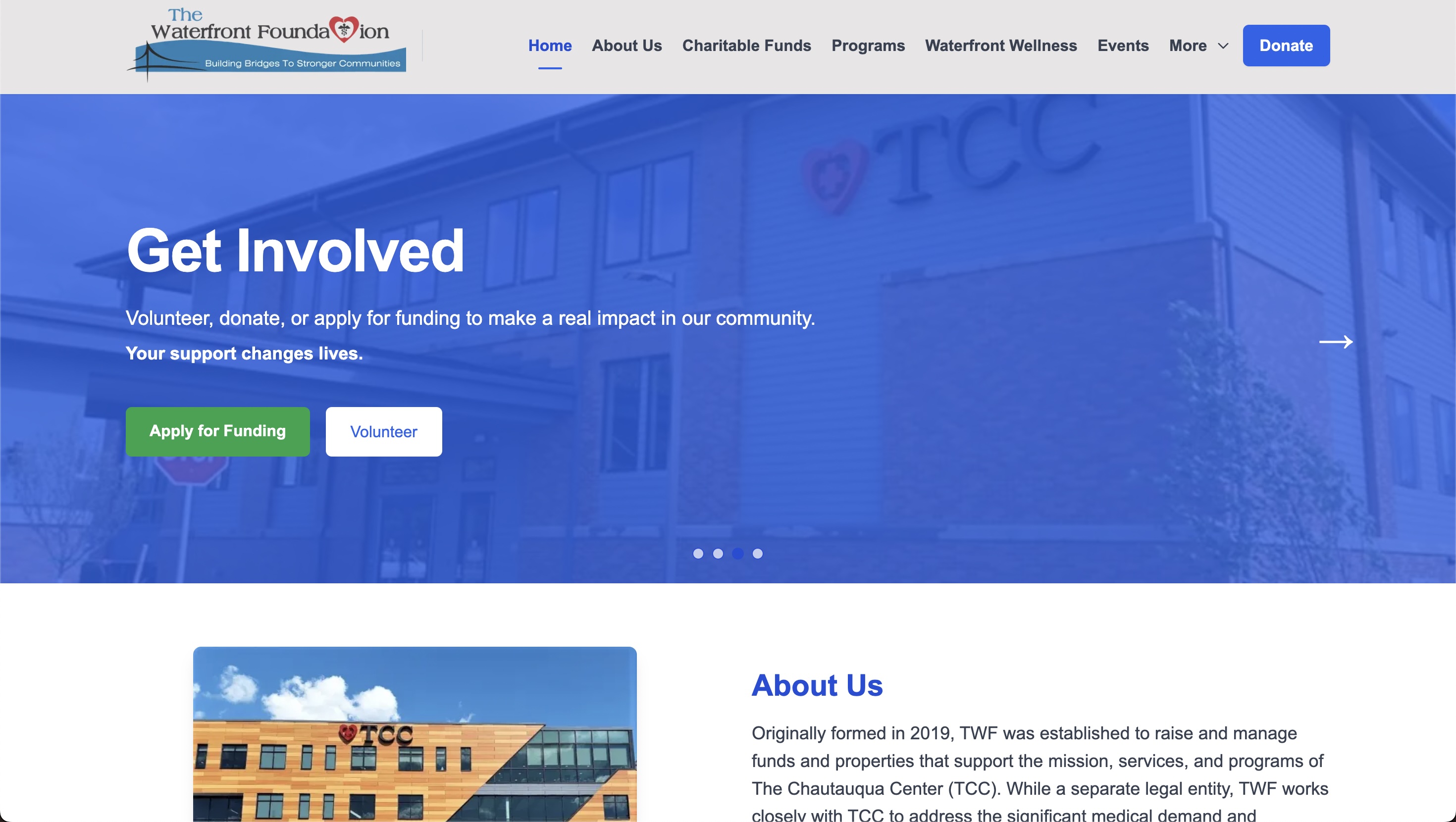 Non-Profit Foundation Website